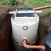 Jewel septic tank conversion installation
